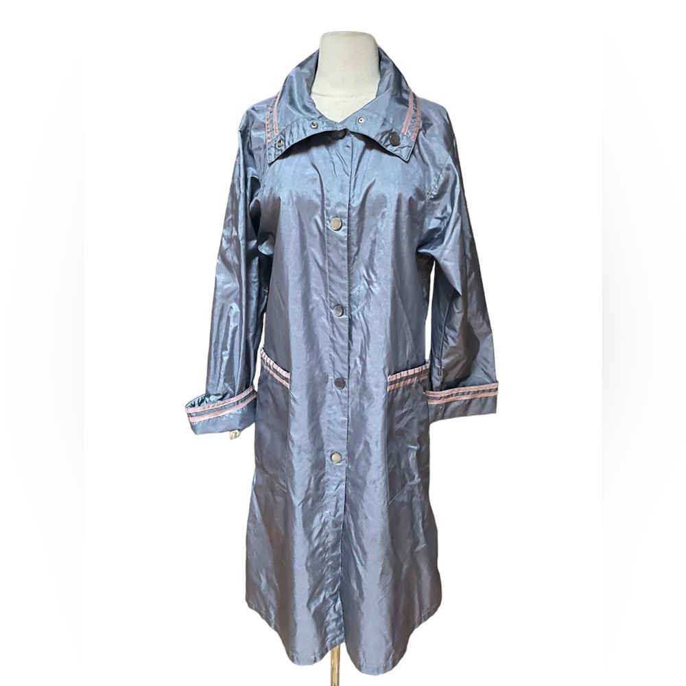 Vintage The Totes Coat Front‎ Snap Down Rain Trench Coat